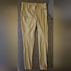 Kerrits Tan Riding Pants Sz XL Skinny Preppyrevival Golfcore Tenniscore Gorpcore